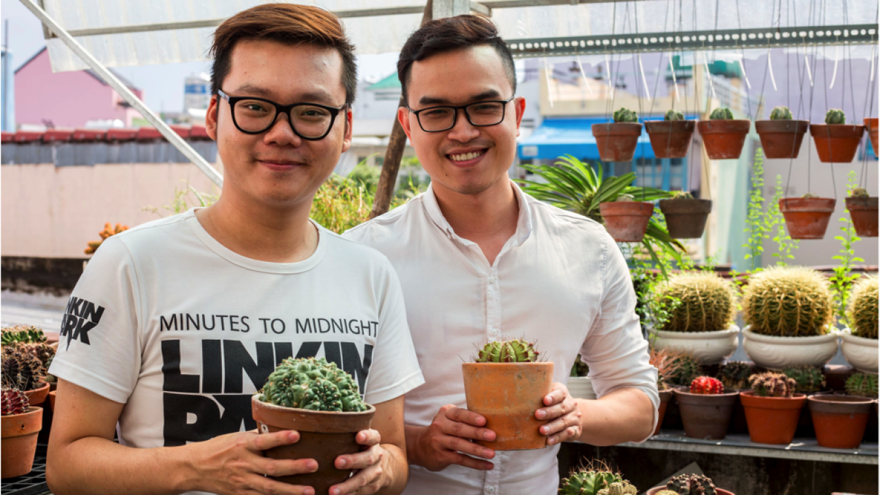 Adams Louis Phan and Dr Tran Lê Viet Thanh