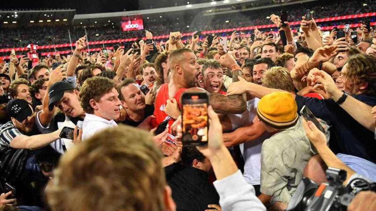 Lance Franklin 100th