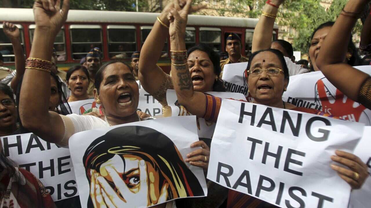 Protests have raged across India after the rape of an eight-year-old girl, prompting the government to approved the death penalty for rapists.