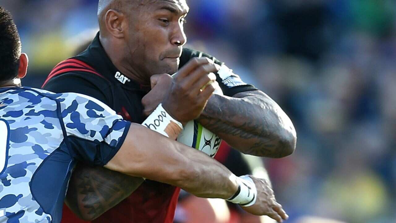 Nemani Nadolo of the Crusaders (right)