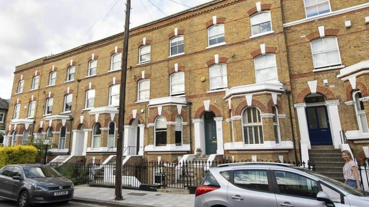 A street in Clapham, south London.