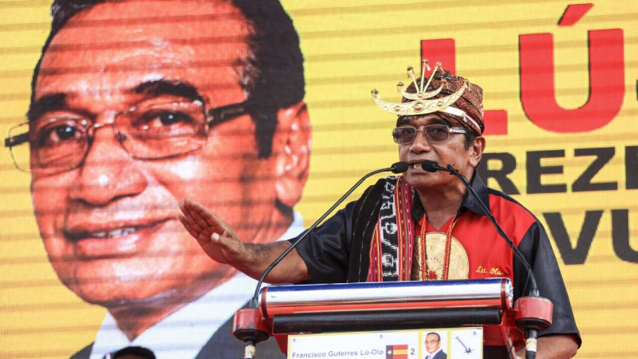 East Timor's Presidential Candidate Francisco Guterres Lu'Olo