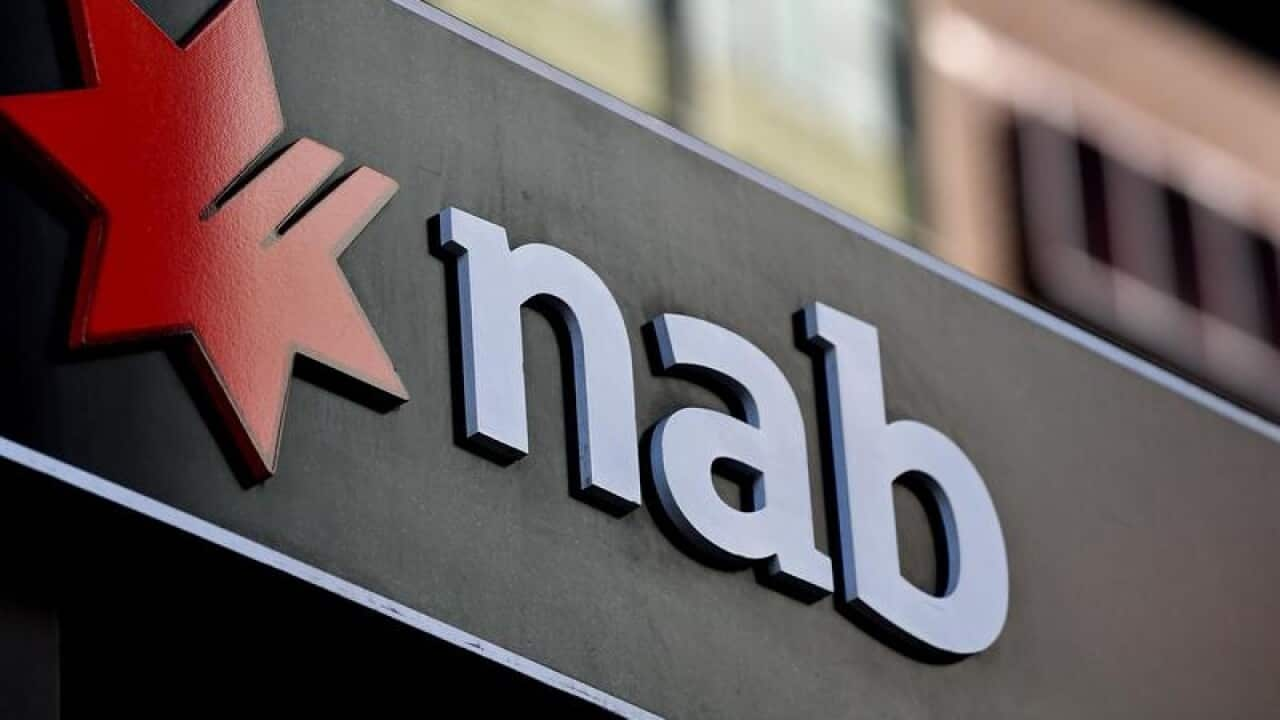 NAB sign on building