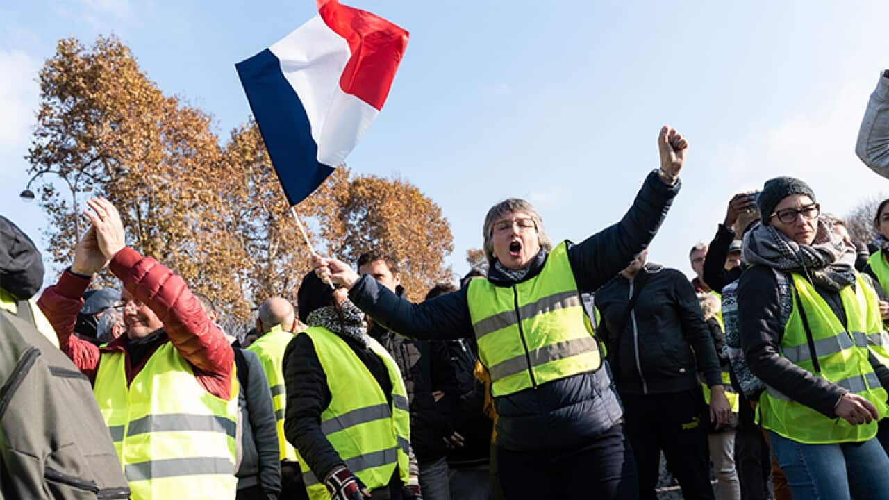 yellow vests protests in France