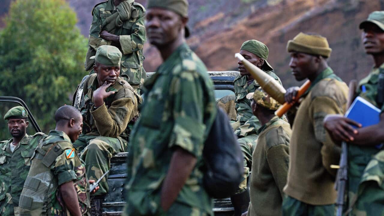 Democratic Republic of Congo soldiers
