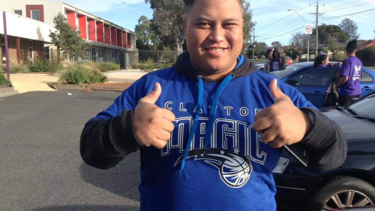 Mr Travel Makara, youth leader in Melbourne.