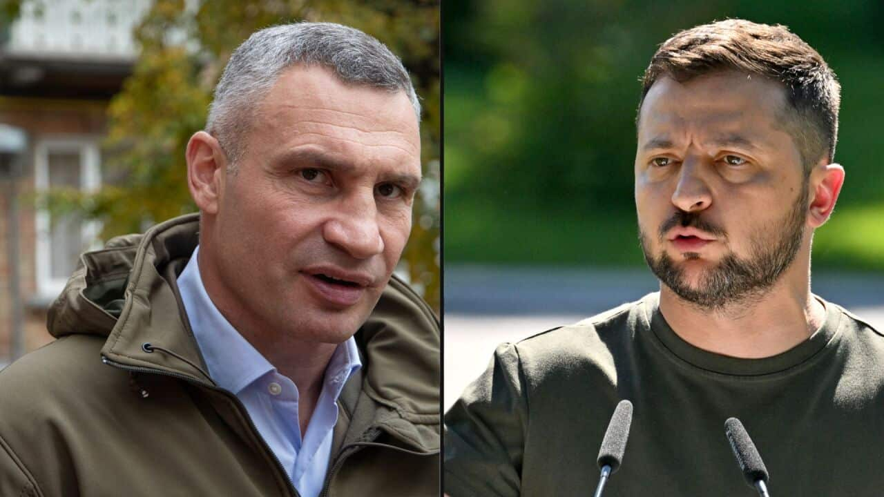 Why Kyiv's former boxer mayor is trading verbal blows with Ukraine President Volodymyr Zelenskyy - SBS News