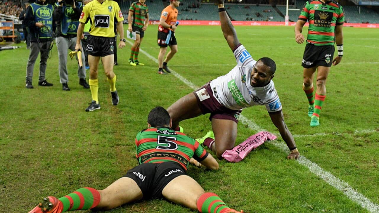 Akuila Uate of the Sea Eagles