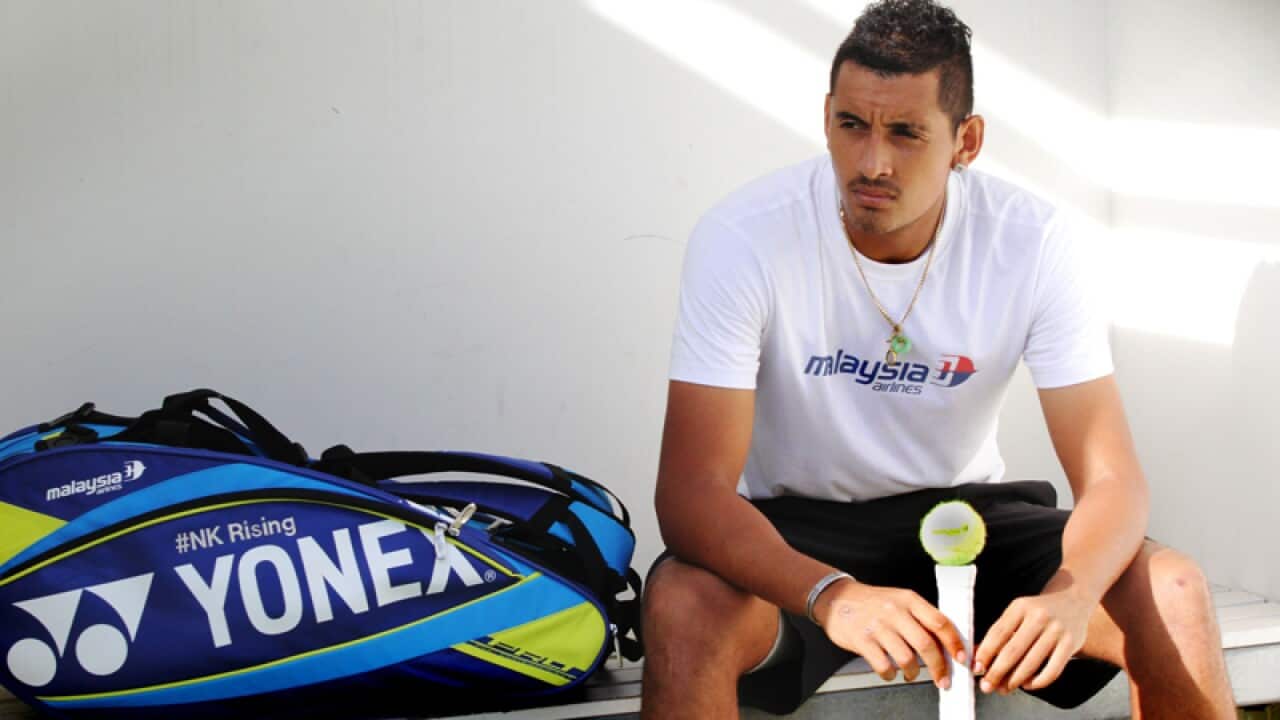 Young Australian tennis star Nick Kyrgios