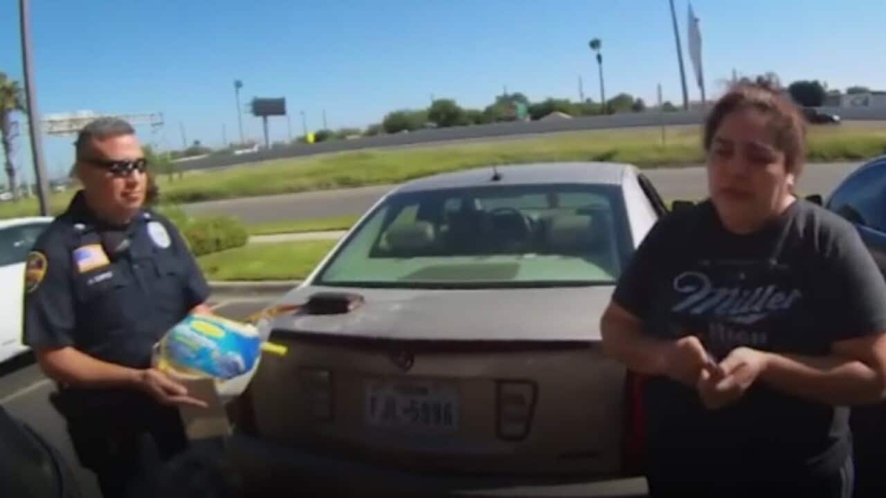 Police hand out turkeys instead of tickets to unsuspecting motorists for Thanksgiving.