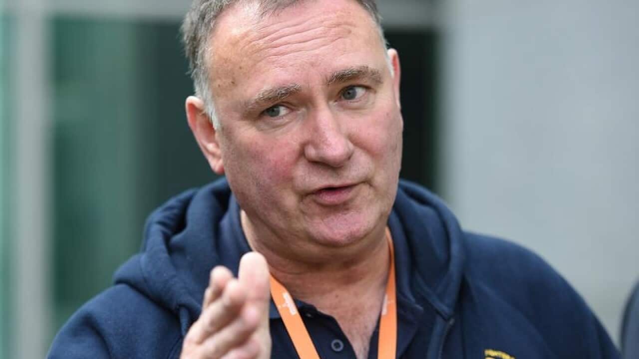 United Firefighters Union Secretary Peter Marshall.