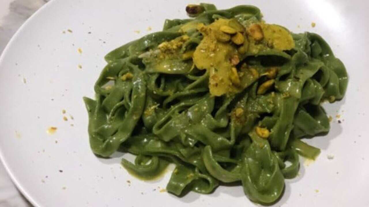 Le fettuccine agli spinaci di Edoardo Nicita