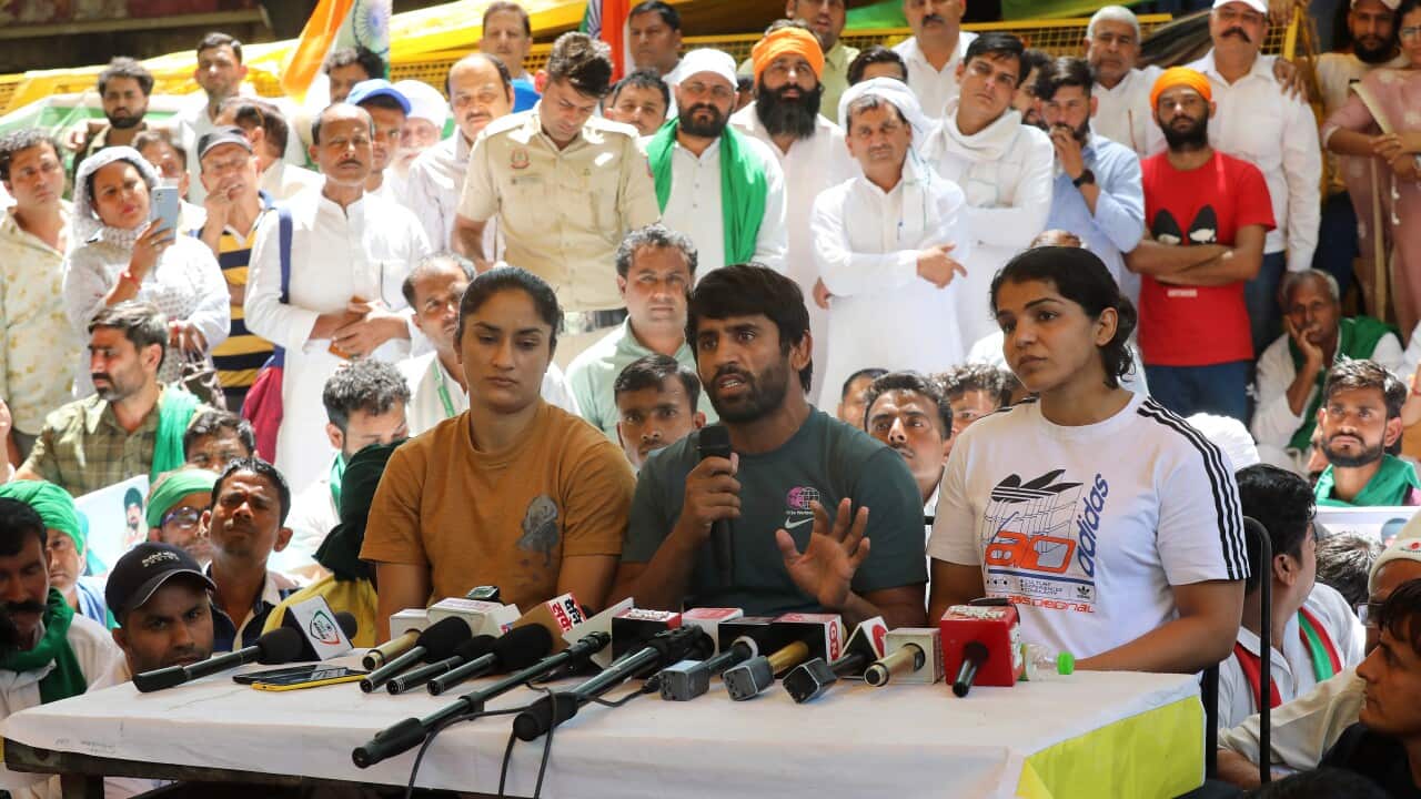 INDIA PROTEST WRESTLING