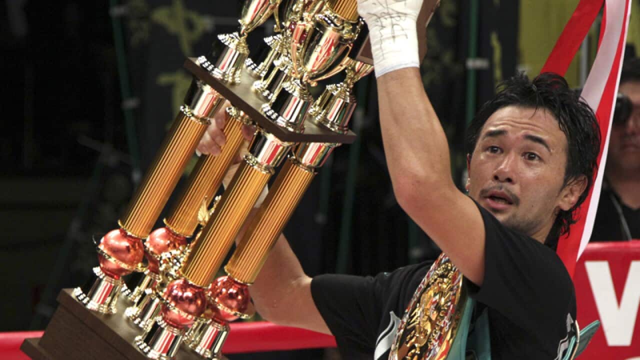 Japanese boxer Shinsuke Yamanaka