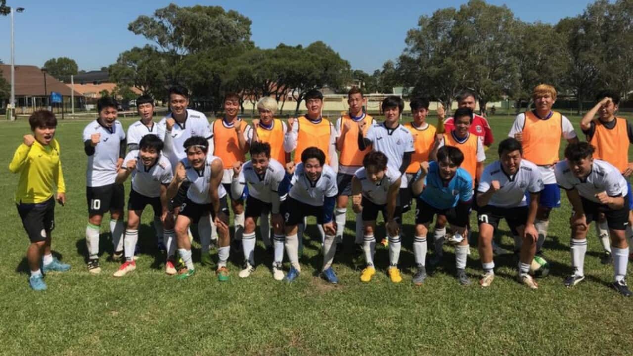 Two of the seven teams in the competition organised by Australia's Korean Football Association