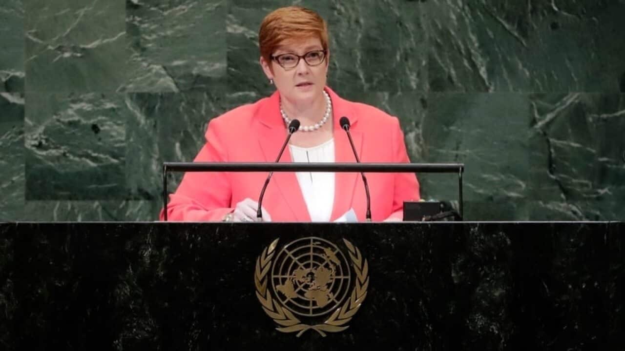Australia's Foreign Minister Marise Payne.