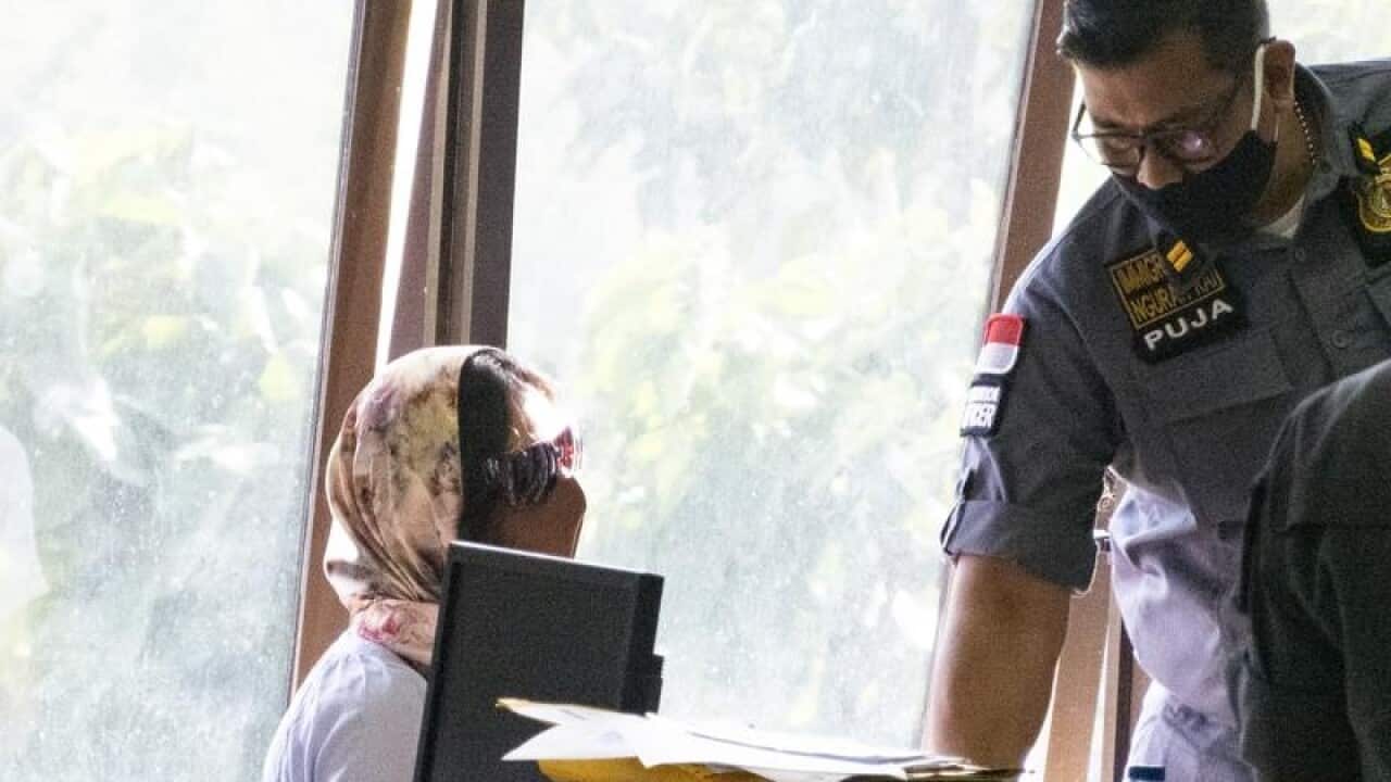 Australian Sara Connor after her release from a Bali jail.