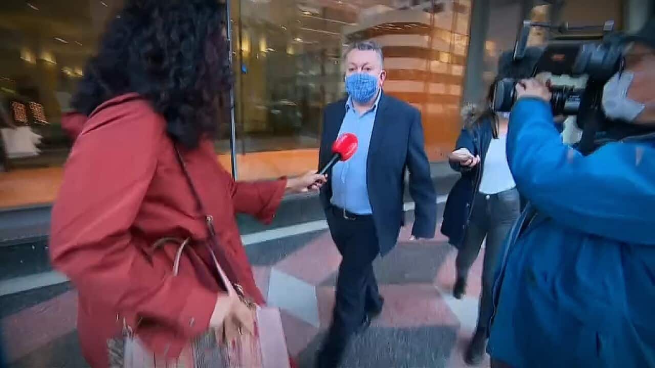 Colin McAleer ignored reporters' questions