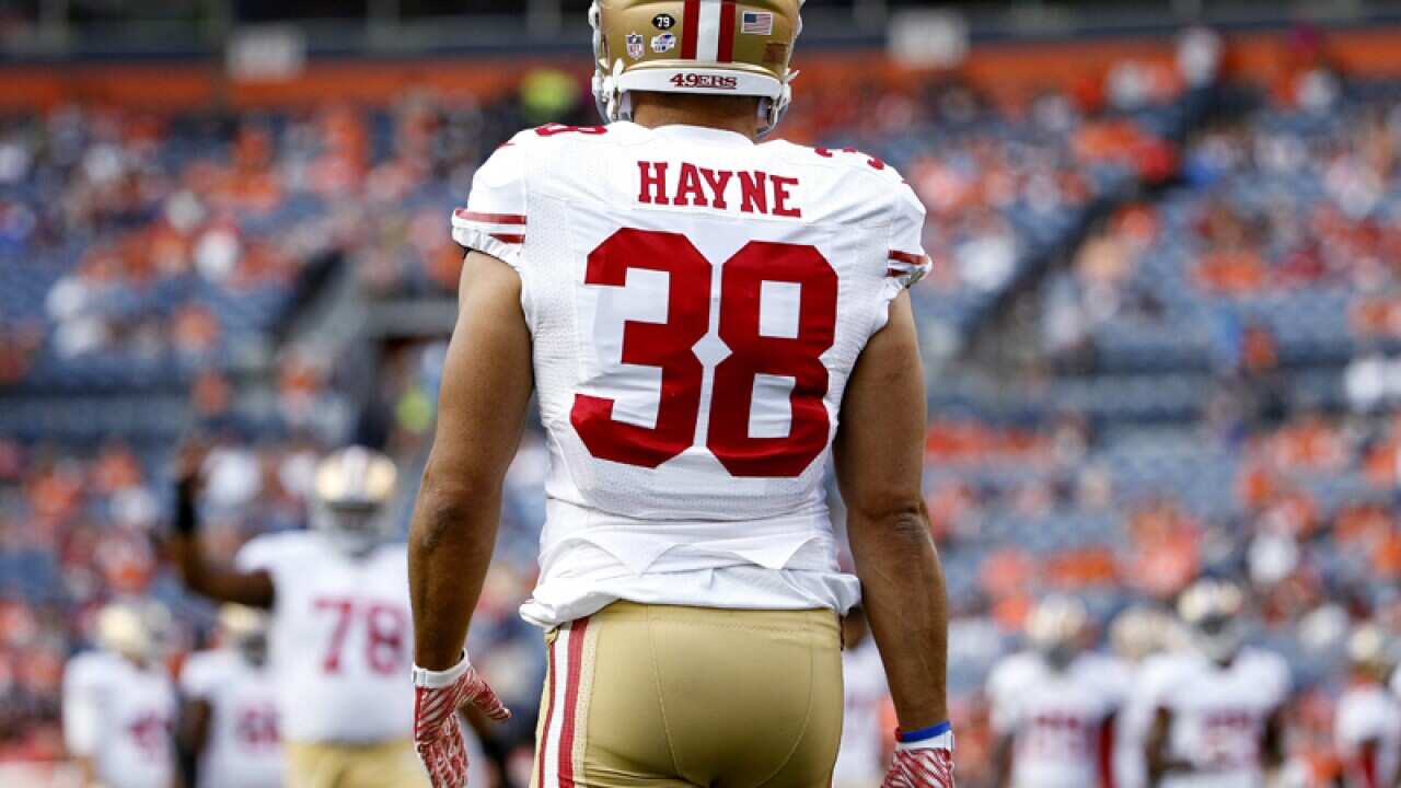 San Francisco 49ers running back Jarryd Hayne