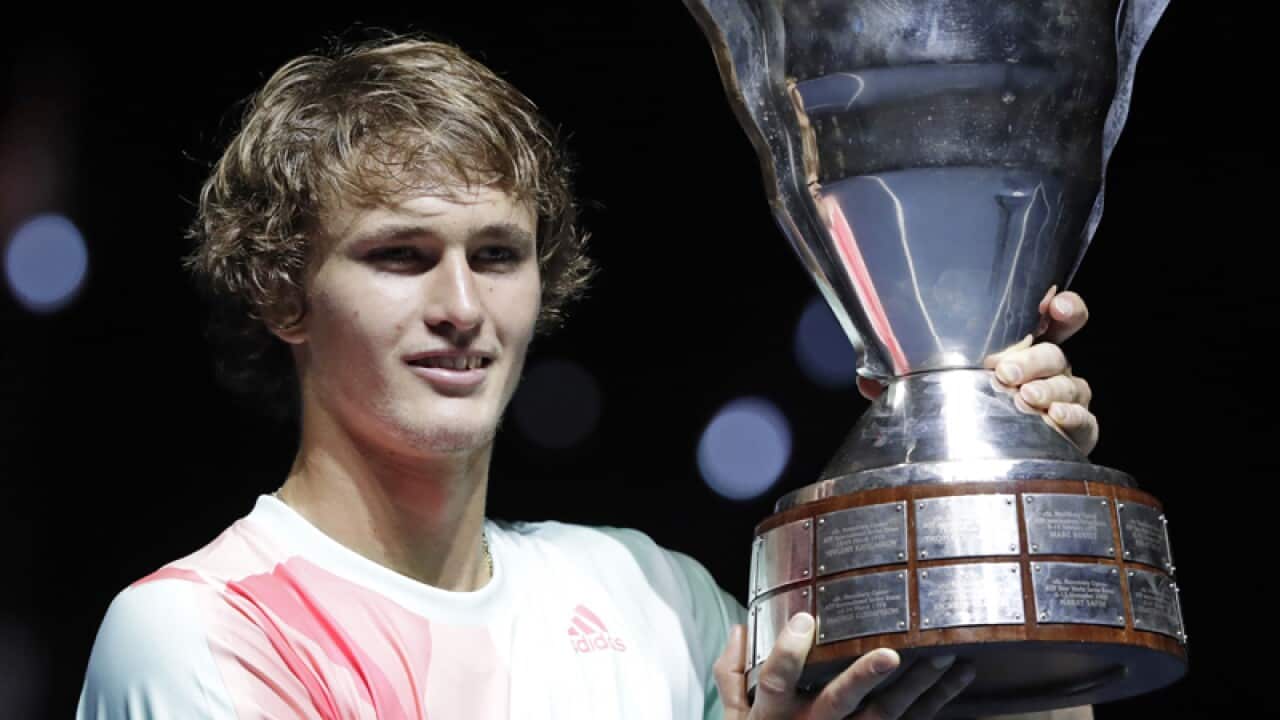 German tennis player Alexander Zverev