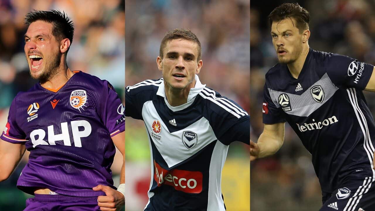 James Donachie, Bruno Fornaroli and Diogo Ferreira 