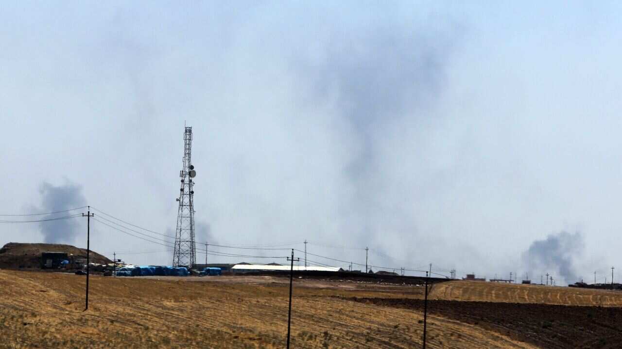 US air strikes on Mosul Dam