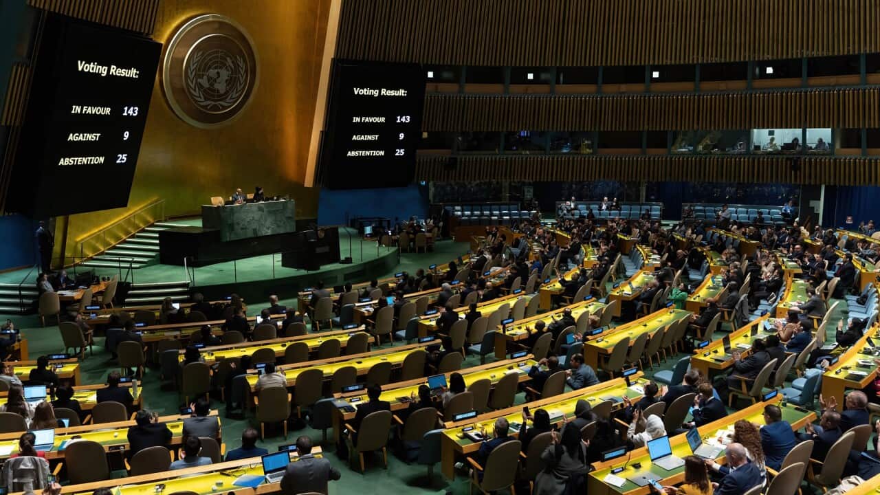 United Nations General Assembly meeting on Membership of Palestine in Manhattan - 10 May 2024