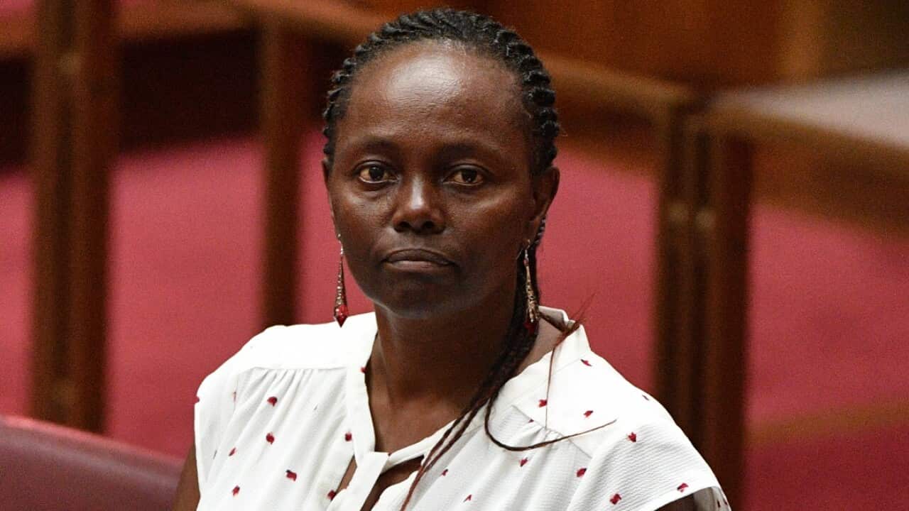 Liberal Senator Lucy Gichuhi in the Senate chamber on Tuesday.