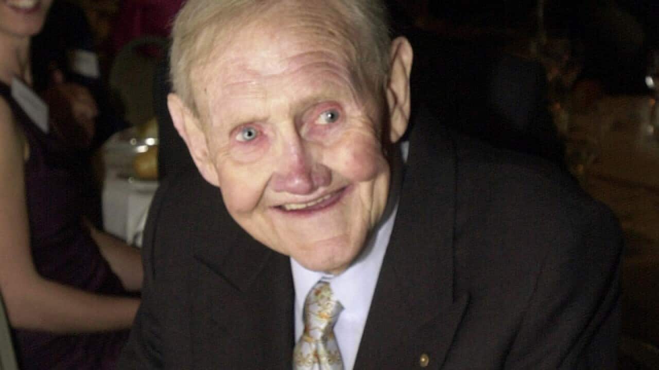 Former Prime Minister Sir John Gorton.