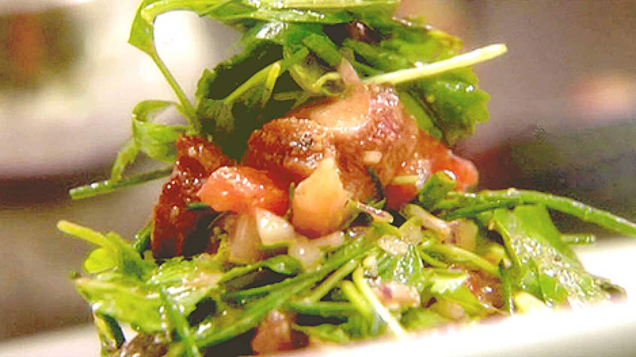 Warm-duck-salad-with-fresh-