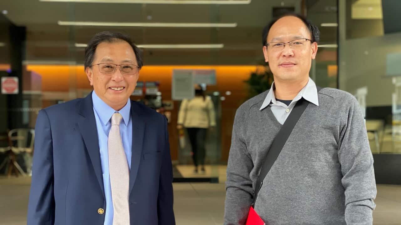 Lawyer Michael Chan and Troyrone Zen Lee (SBS)