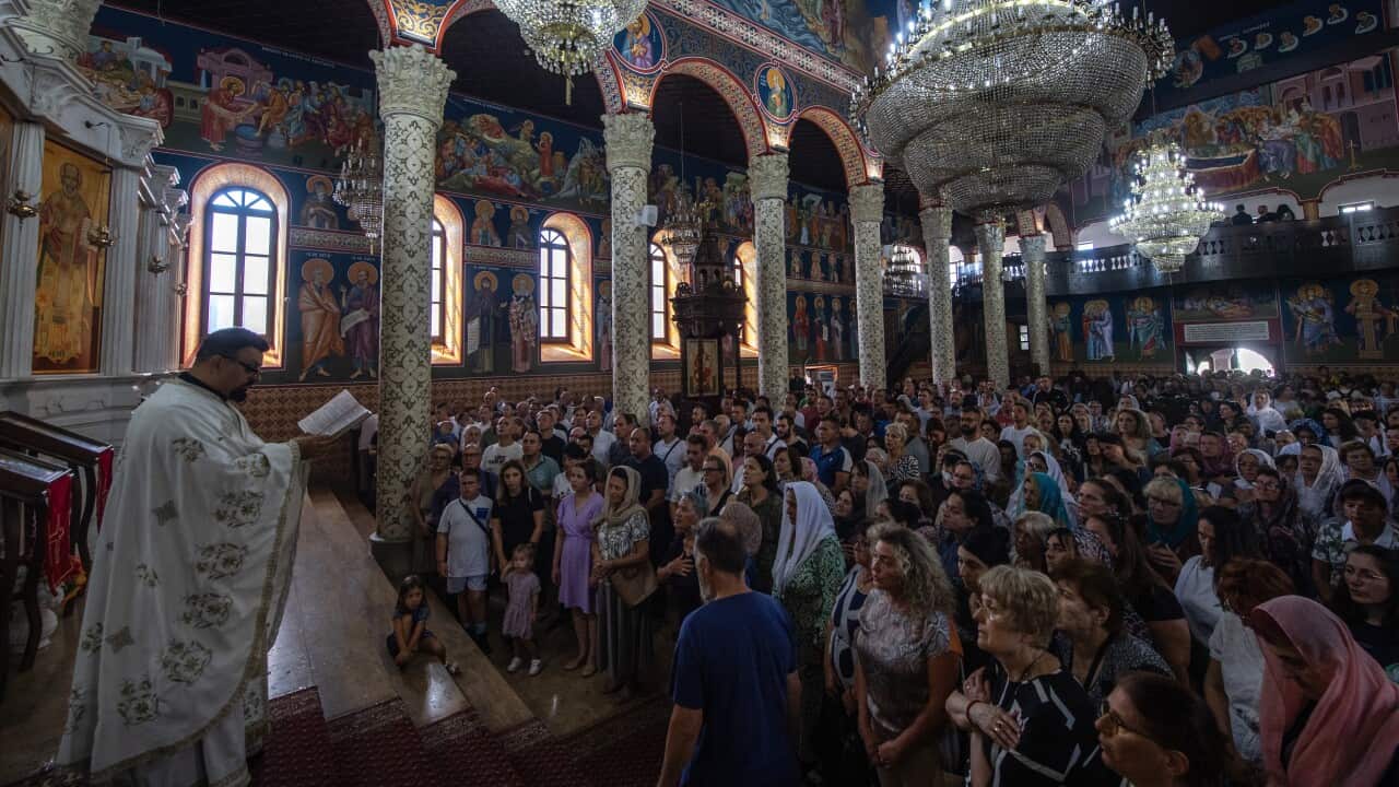 Assumption of Mary Day celebrations in Skopje