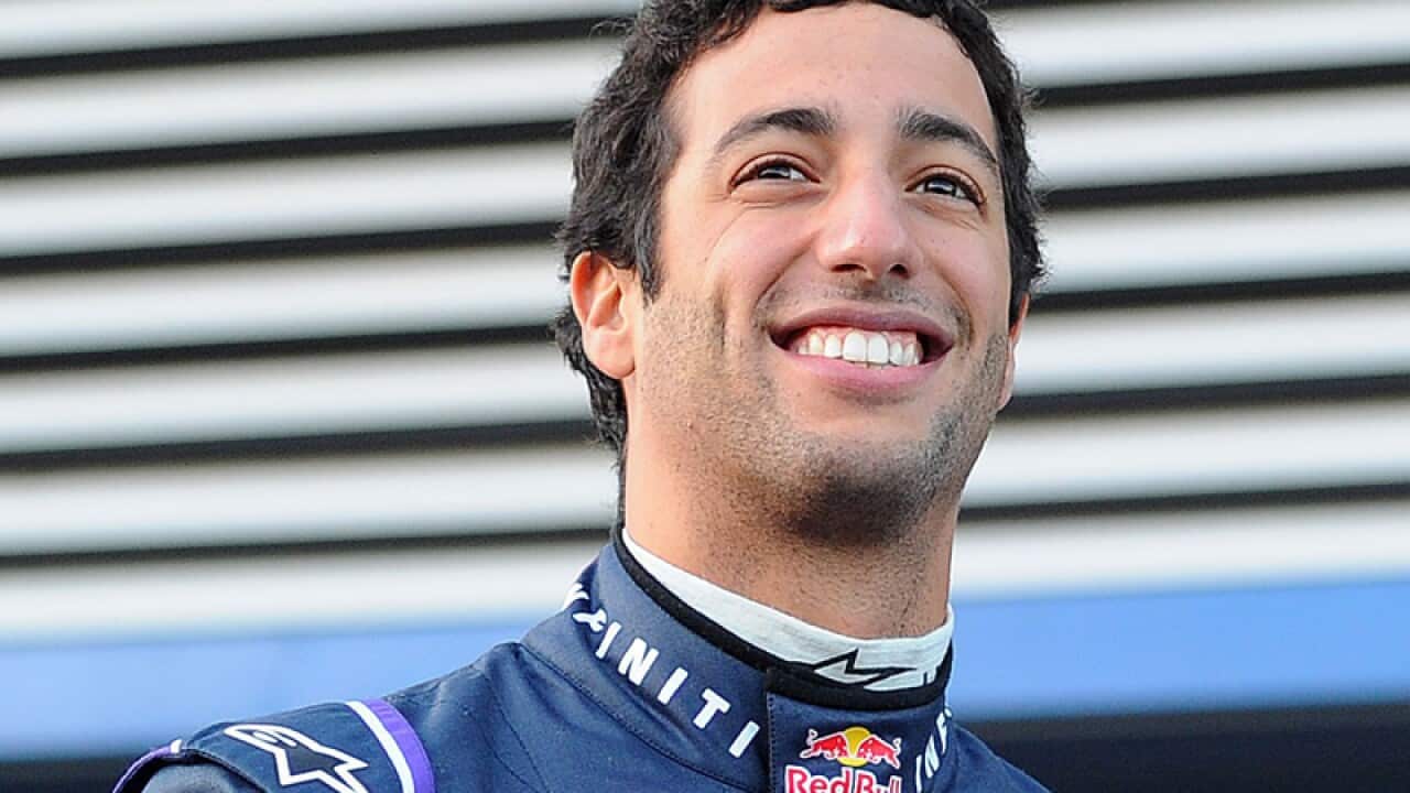 Australian Red Bull Formula One driver Daniel Ricciardo