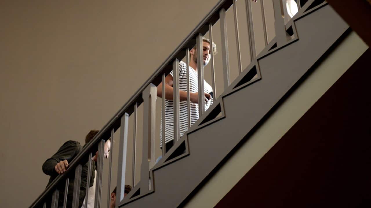 Essendon players after they were found not guilty of doping