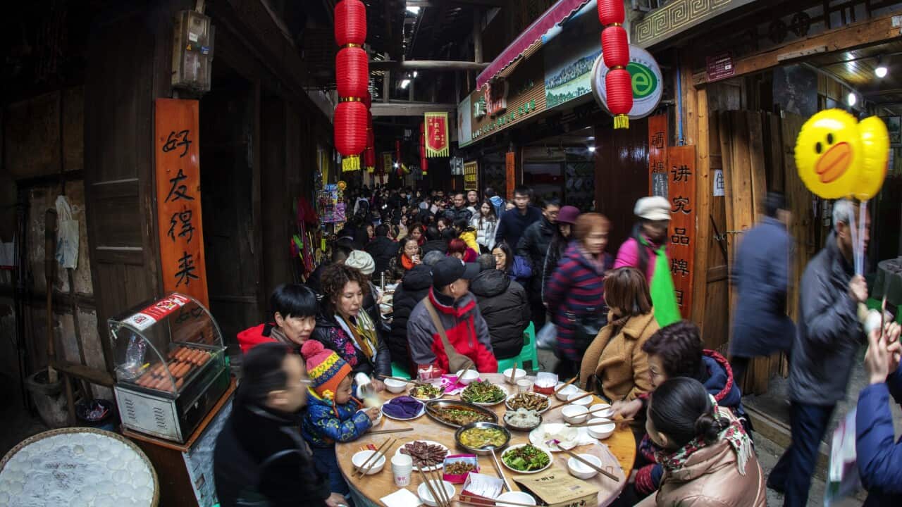 CHINA CHONGQING LONG BANQUET TO WELCOME SPRING FESTIVAL