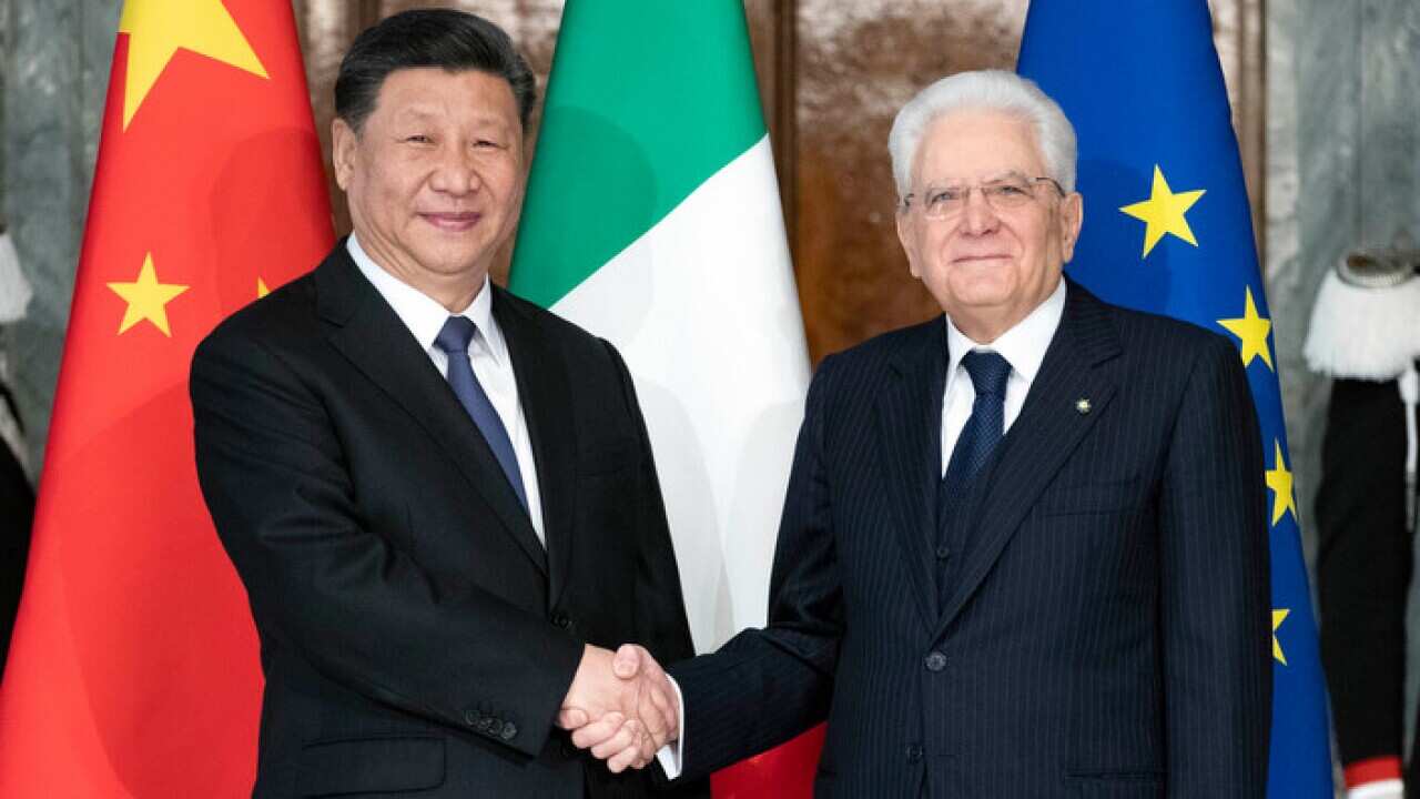The President of the Chinese Democratic Republic visits the President of the Italian Republic at Quirinale