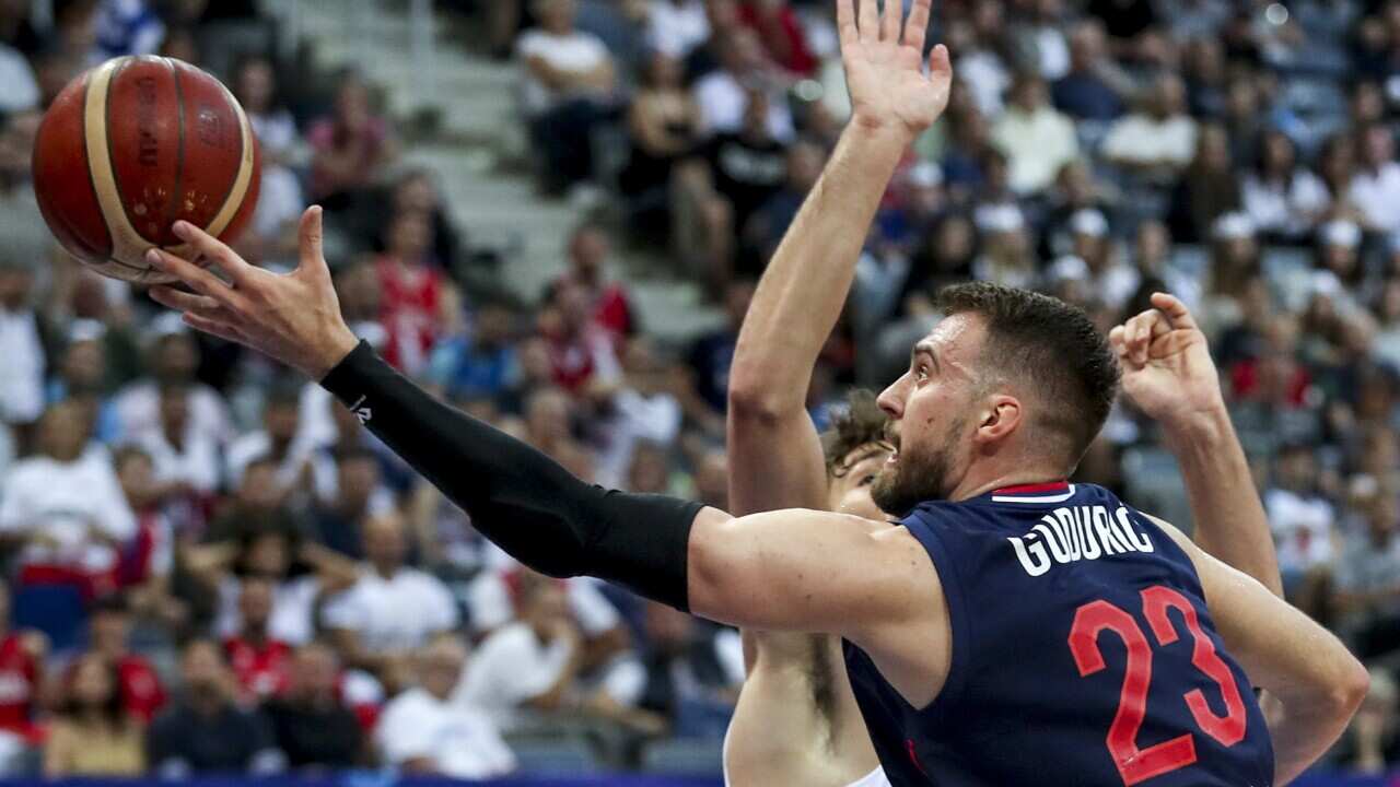 Marko Guduric scored 13 points in the Serbian national basketball team win against Great Britain