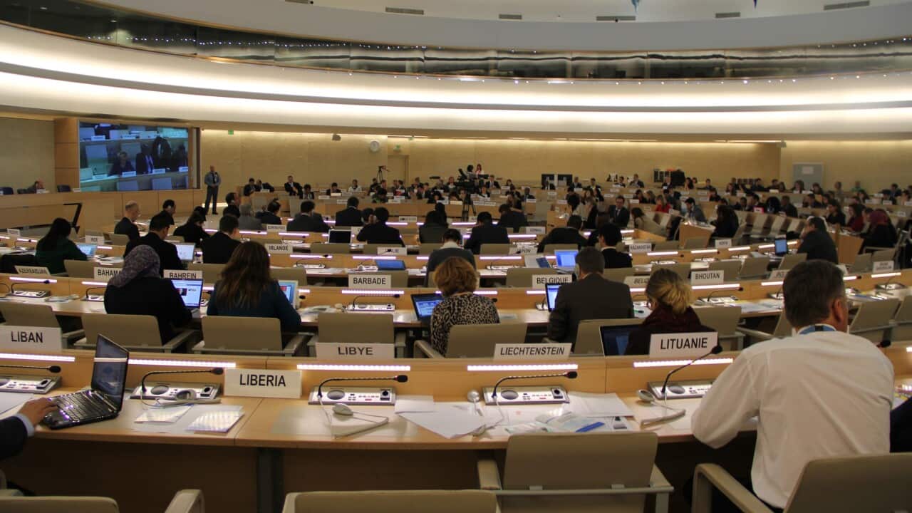 UN Human Rights Council's UPR Working Group meeting