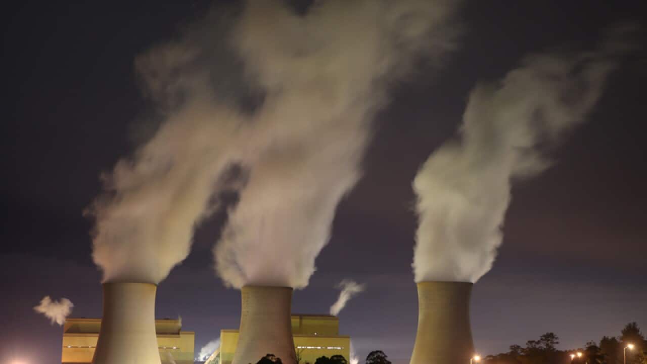 The Yallourn Power station in the LaTrobe Valley
