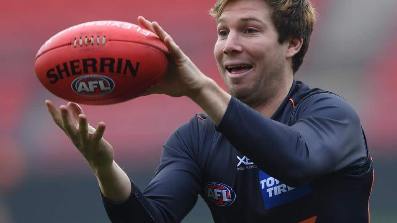 GWS Giants player Toby Greene