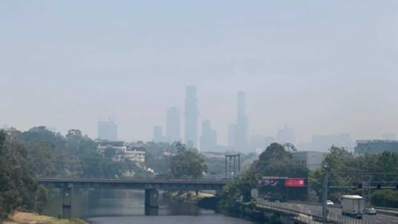 Melbourne smoke haze