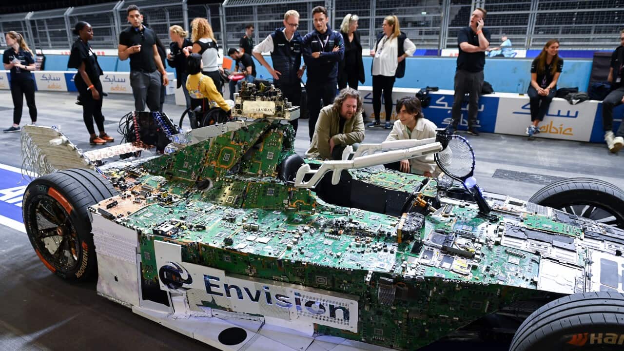 Aidan Gallagher Reveals New Recover E Car At Race Against Climate Change