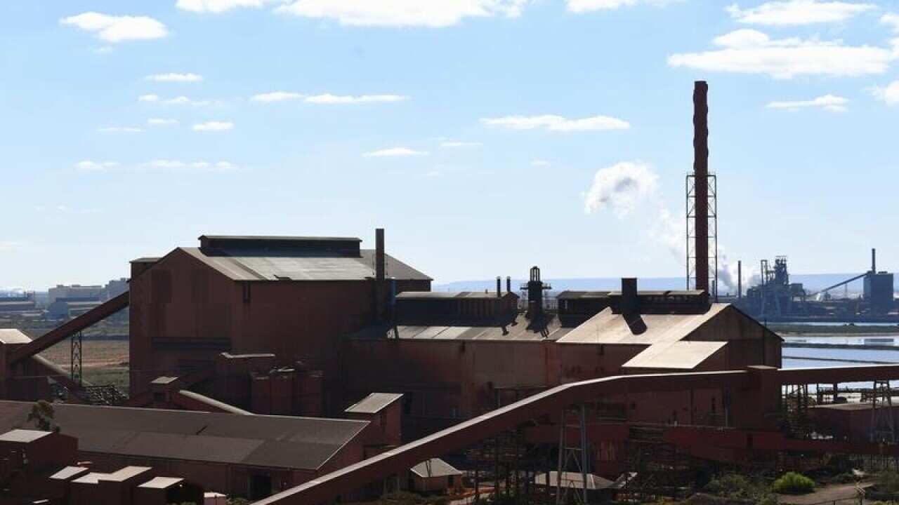 Arrium steelwork facilities in Whyalla