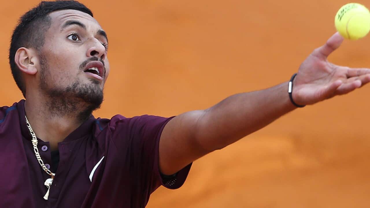 Australian tennis player Nick Kyrgios