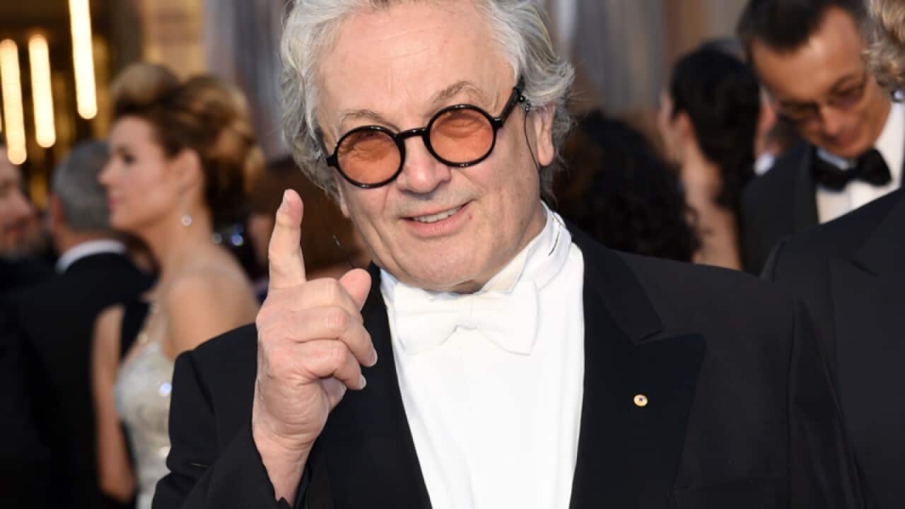 George Miller arrives at the Oscars