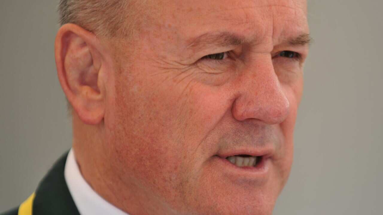 Australian Kangaroos rugby league coach Tim Sheens.
