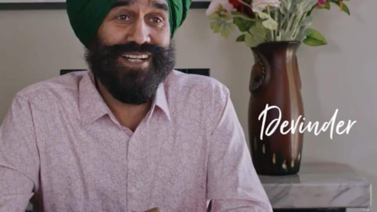 Punjabi folk singer Devinder Singh Dharia.