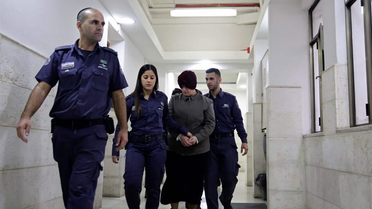 Malka Leifer is brought to a Jerusalem courtroom in February