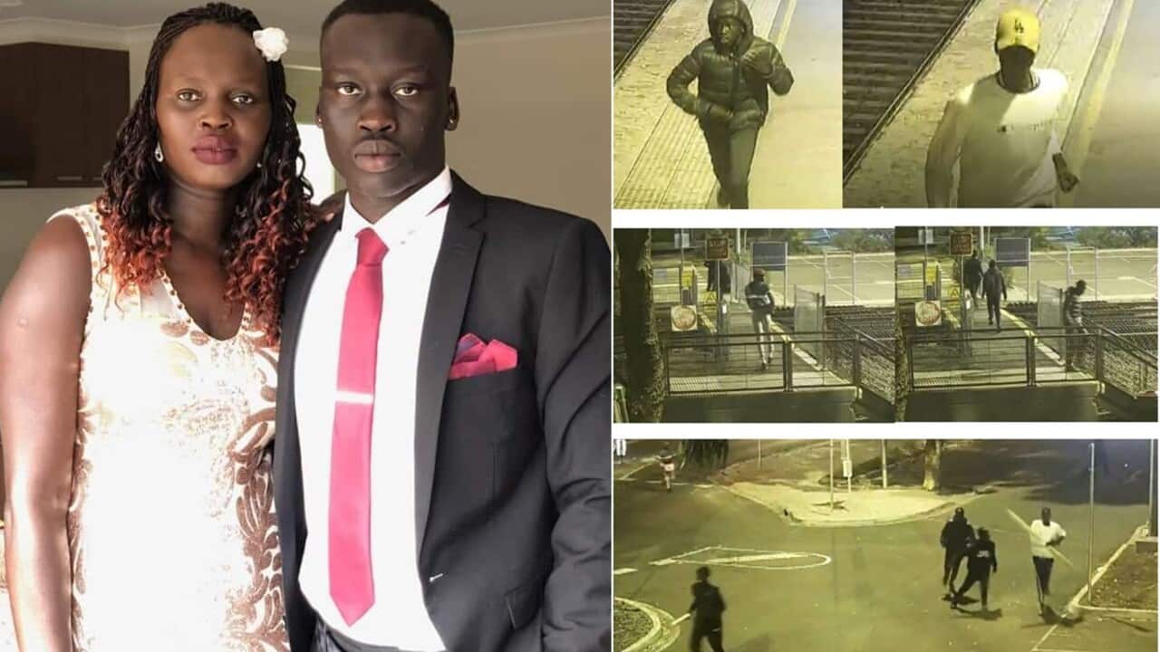 The images of Aguer and his mother and images from CCTV