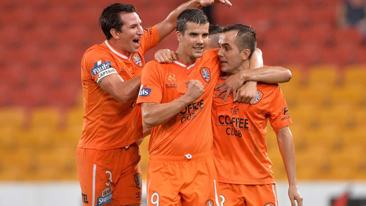 A-League Rd 24 - Brisbane v Central Coast